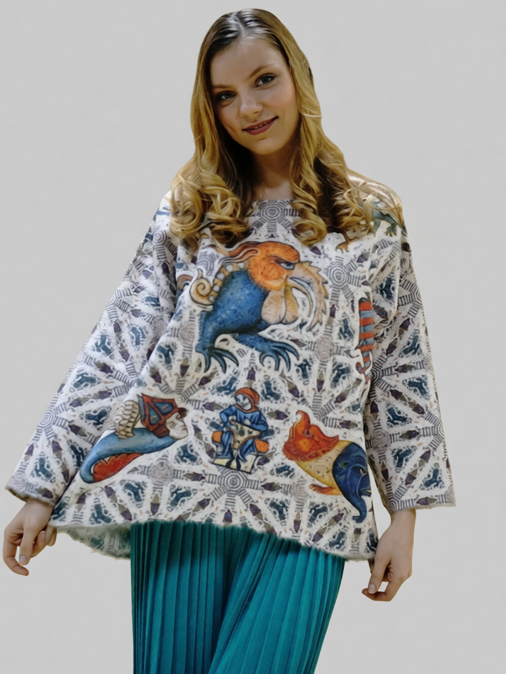 Яга-свитер с принтом Латтрелла