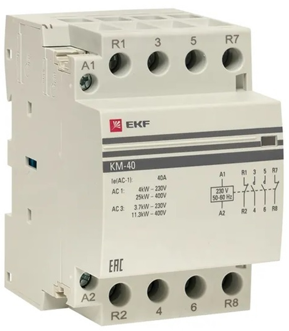 Контактор  EKF km-3-40-22