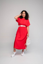 Платье женское летнее длинное из вискозы (повседневное, пляжное, городское)