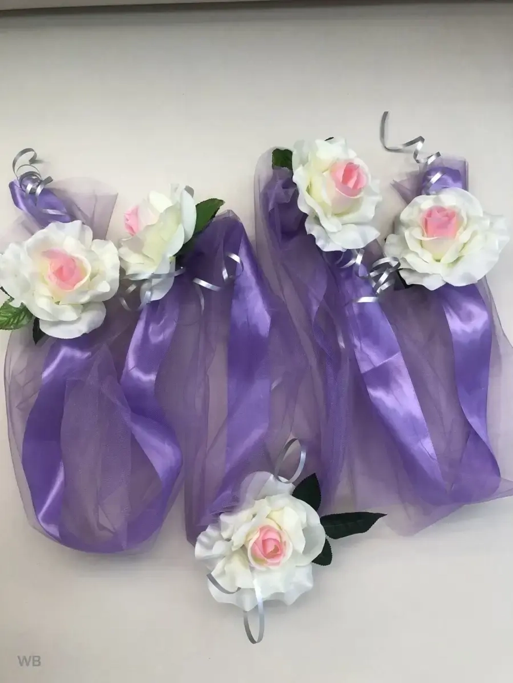 Свадебная лента на автомобиль