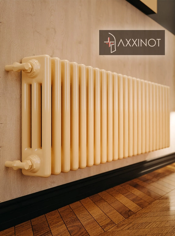 Axxinot Sentir 3037 - трехтрубный трубчатый радиатор высотой 370 мм, боковое подключение