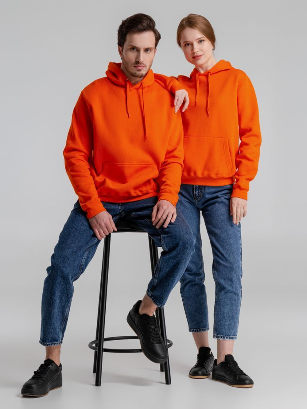 Толстовка с капюшоном Slam 320, оранжевая