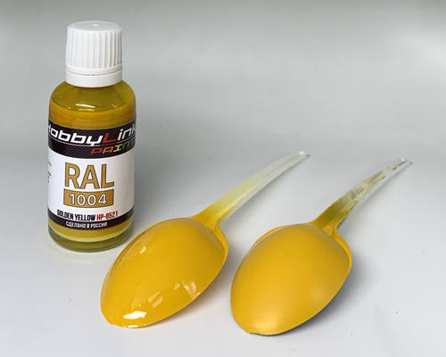 Краска лаковая HobbyLink RAL-1004 Golden Yellow HP-8521