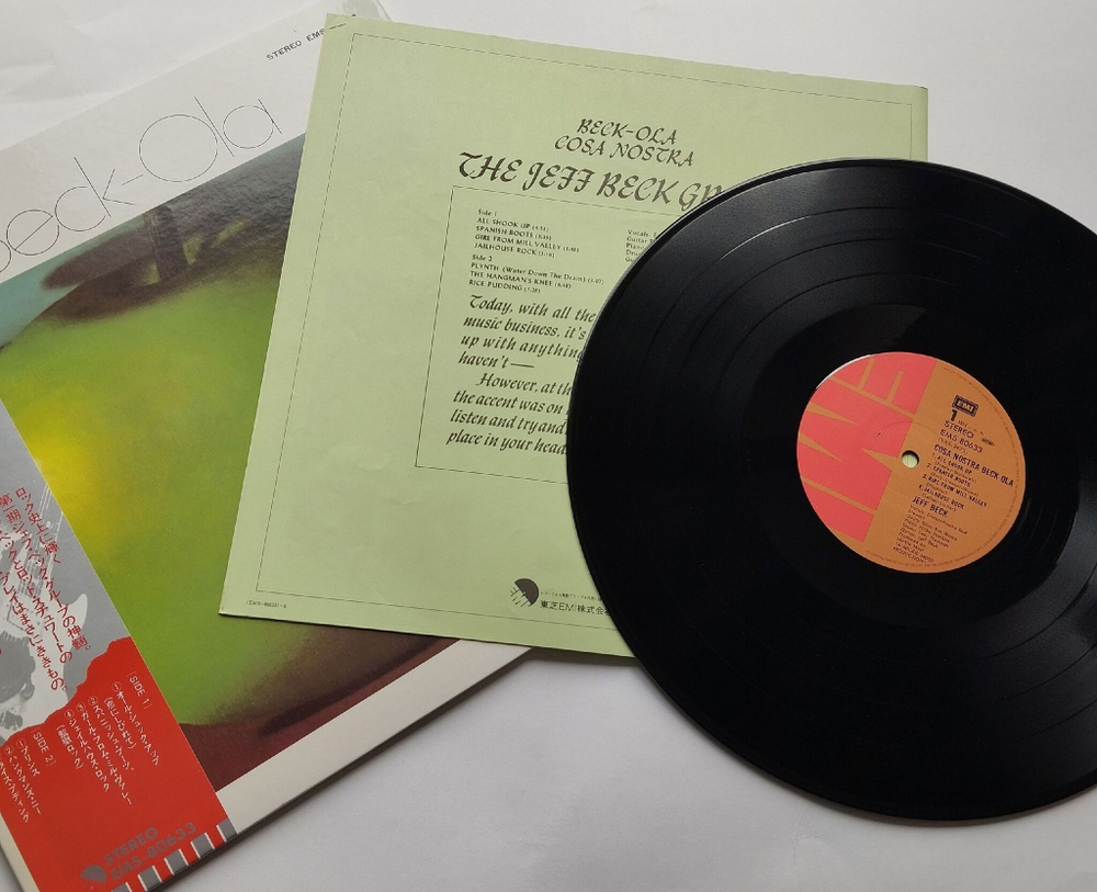 Винтажная виниловая пластинка LP The Jeff Beck Group Beck Ola (Japan 1976) (Obi) Spanish Boots