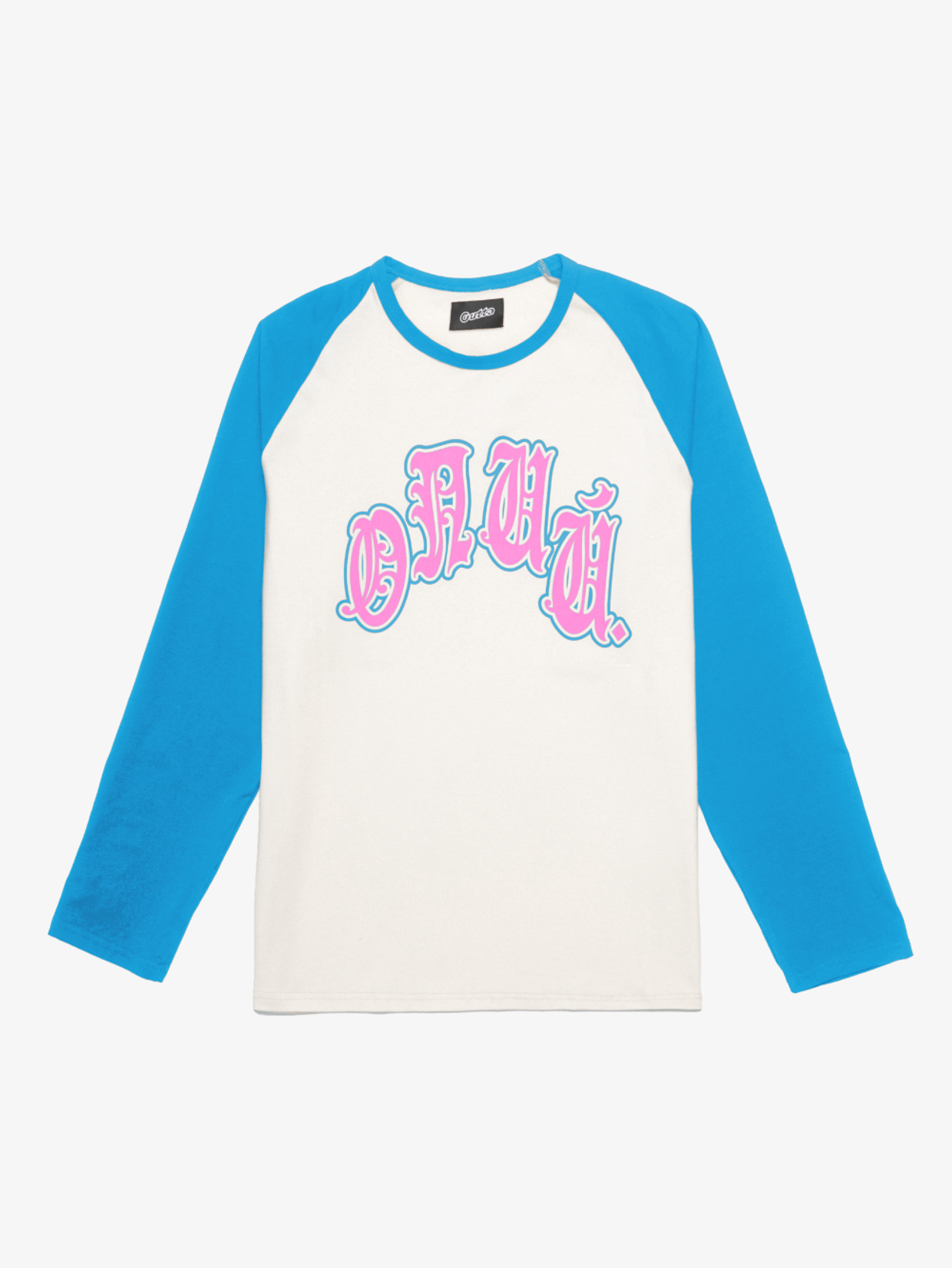 'DOUBLE-SIDED LOGO' BLUE/PINK/WHITE LONGSLEEVE REGLAN