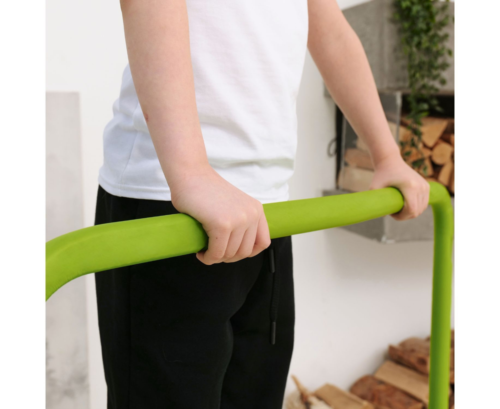 Батут с поручнем DFC JUMPFIT 36'' зеленый
