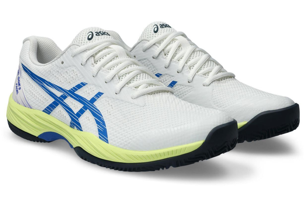 Мужские кроссовки для Падел Asics Gel-Game 9 Padel - white/illusion blue