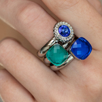 Кольцо Qudo FIRENZE 19 (S) Lapis 107000/40-4723 19 размер 19