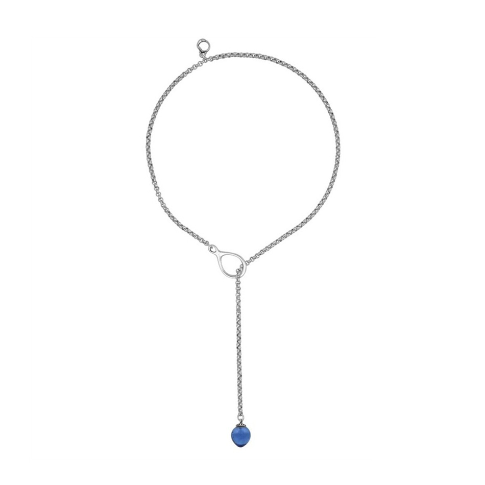 Колье Ciclon с муранским стеклом и серебряным покрытием Amira B213816-07