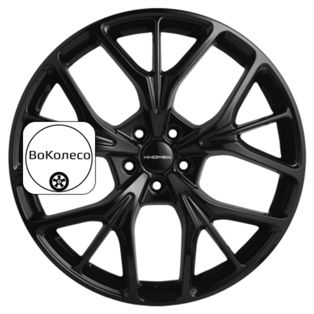 8x20/5x108 ET47 D60,1 KHW2012 (Chery Tiggo 8/8 Pro/Pro Max) Black Khomen Wheels