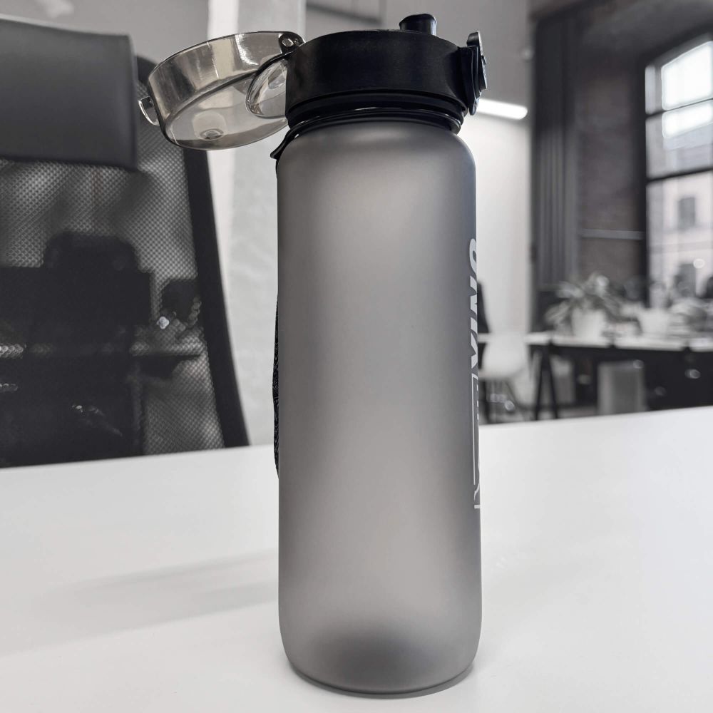 Спортивная бутылка для воды UNIX Fit Prime (1 л), Черная