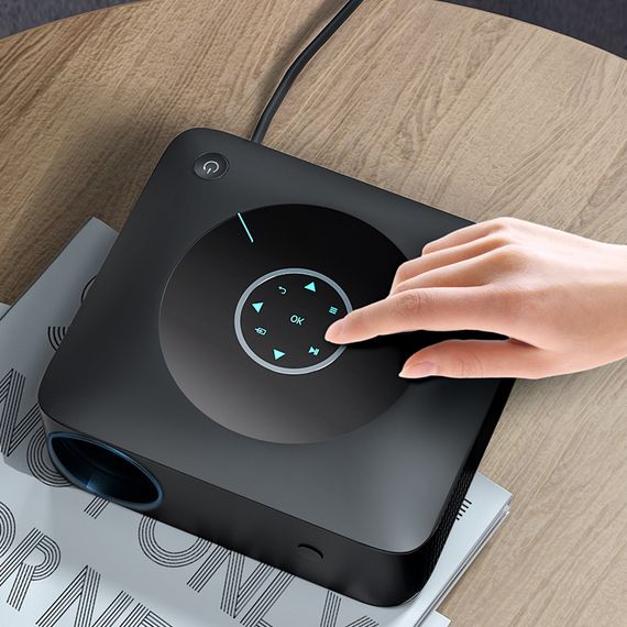 Proyektor \ Projector \ проектор Домашний кинотеатр Q9 ЖК-1080p Full HD