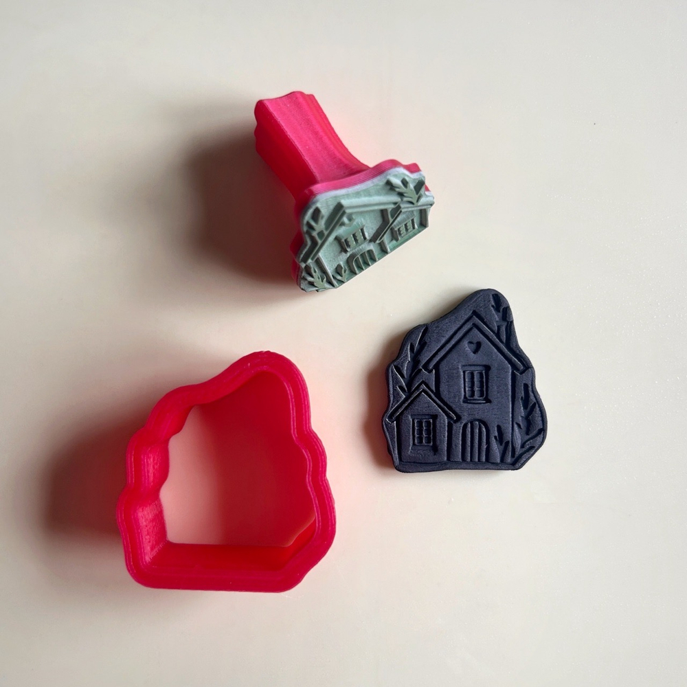 Штамп с вырубкой «Домик №5»