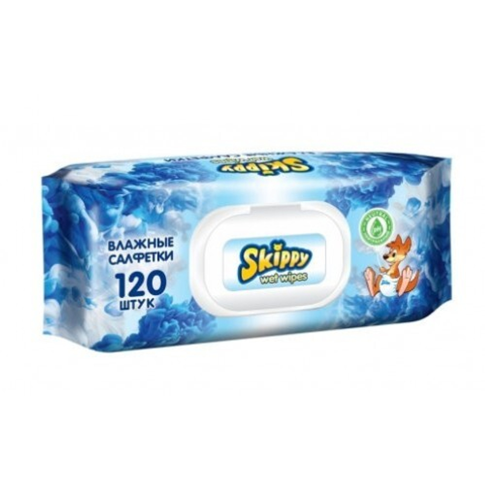Skippy Влажные салфетки для детей, 120 шт