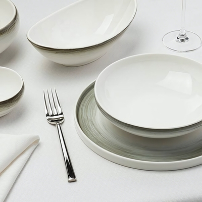 Фарфоровый салатник «Айсио» (объем 250 мл.) (Цвет: белый)