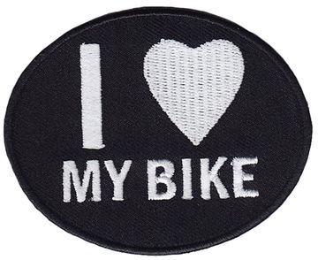Нашивка Я люблю мой байк