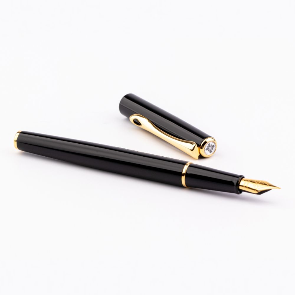 Перьевая ручка Diplomat Traveller черная с пером F (D40706023) 4