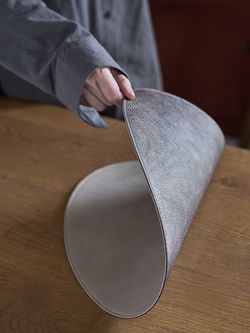 Набор из 4-х двухсторонних сервировочных салфеток Drop, 33х41 см, коричневый/карамельный