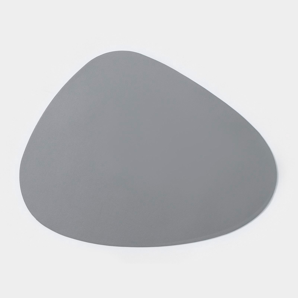 Салфетка сервировочная на стол  «Тэм», 45×35 см, цвет серый