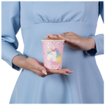 Стаканы бумажные «Единорог дивный», 250 мл, 6 шт