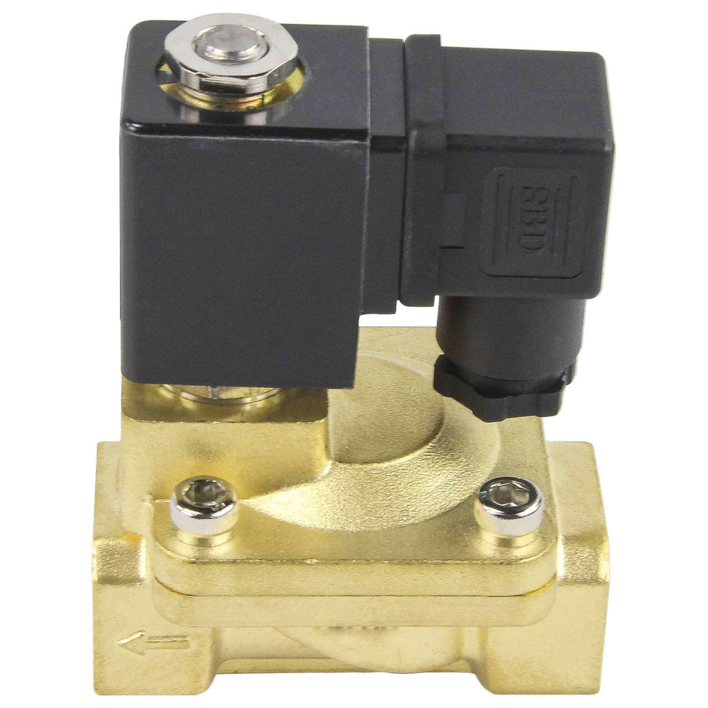 Two way normally closed indirect acting electric solenoid valve Elephant VS2W-400N-PU-NC G NBR 24V, body material - brass, seal - NBR