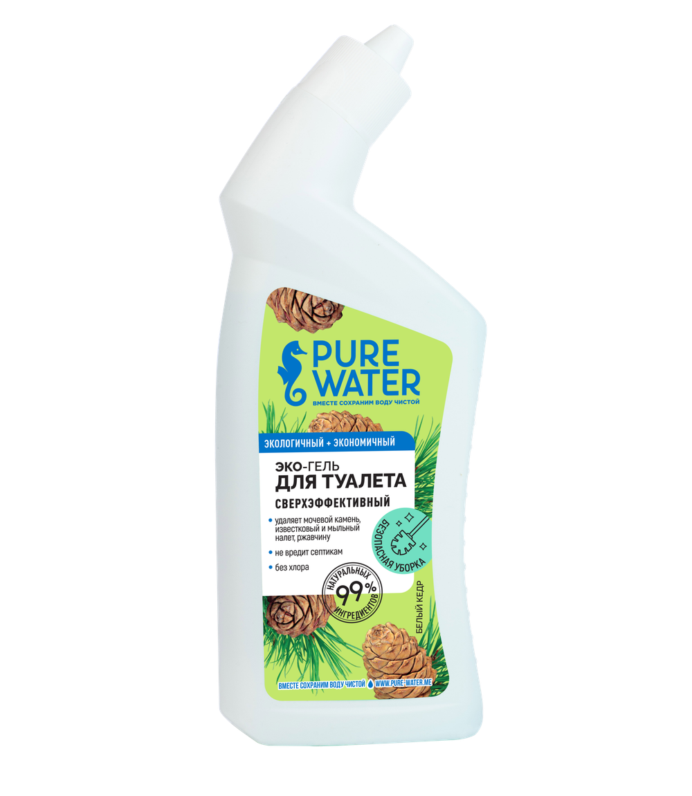 Гель для туалета торговой марки Белый кедр 500 мл (Pure Water)