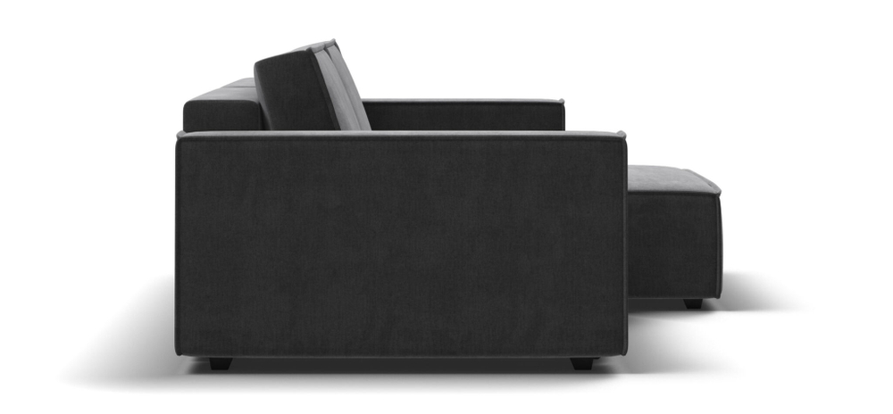 Угловой диван BOSS SOFT MODOOL велюр Monolit серый