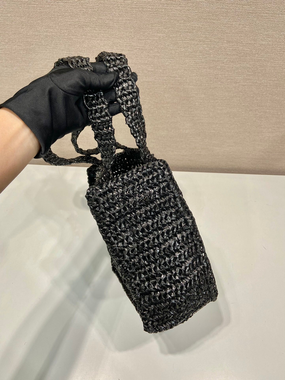 Prada Crochet Tote Bag 26 cm