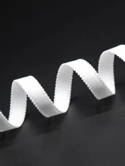 001 612/15 Бретель матовая Lauma 15 мм, белый 001