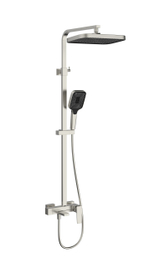 Душевая стойка Vincea Dice VSFS-4C12BN с изливом, брашированный никель