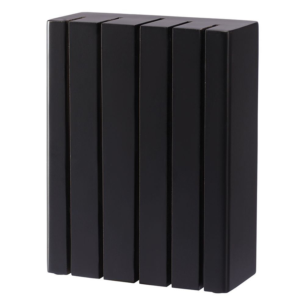 Подставка для ножей Hevea, черная