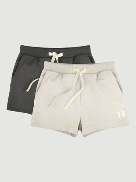 Шорты Mjölk Steel Grey/Beige, сет 2 шт.