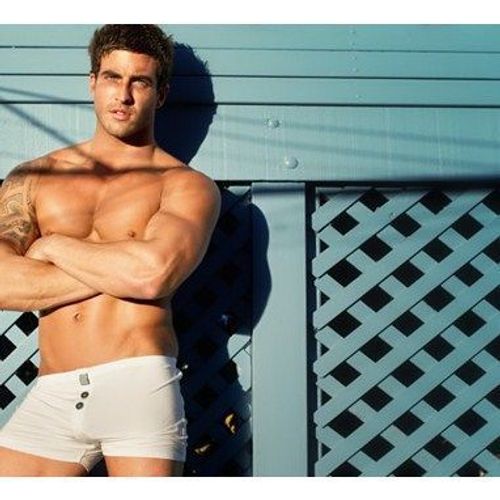 Мужские трусы-шорты белые Aussiebum Freedom Shorts White