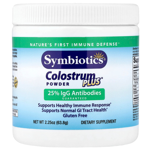 Symbiotics, Colostrum Plus® в порошке, 63,8 г (2,25 унции)