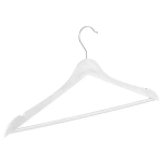 Вешалка для одежды Wood с металлическим поворотным крючком р.48-50, Белый