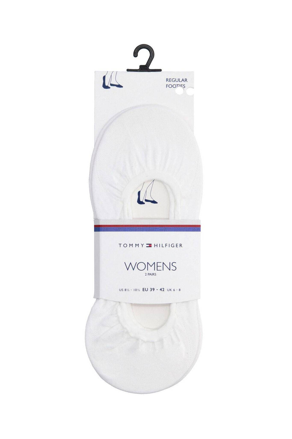 носки/носки-следы 2 pack Tommy Hilfiger - белый(353007001)