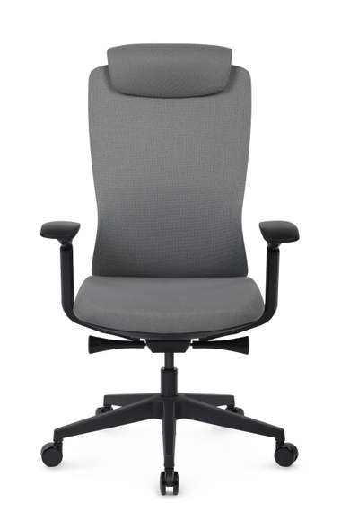 Кресло Gemini EGE-002A Черный пластик/Серый