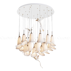 Люстра Cloyd OSANNA C21 / Ø80 см - керамика - белый (арт.11890)
