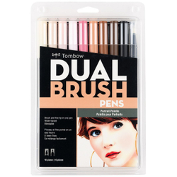 Набор Tombow AB-T Dual Brush 10 Portrait Palette