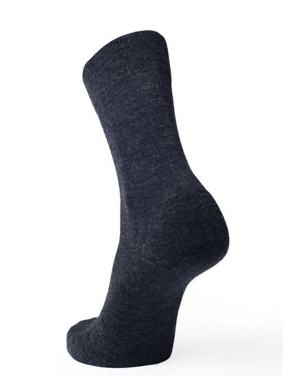 Термоноски женские Norveg Soft Merino Wool 9SMWWRU-041,тёмно-серый меланж