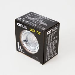 Citilux Альфа CLD001NW5 LED Встраиваемый светильник Матовый Хром