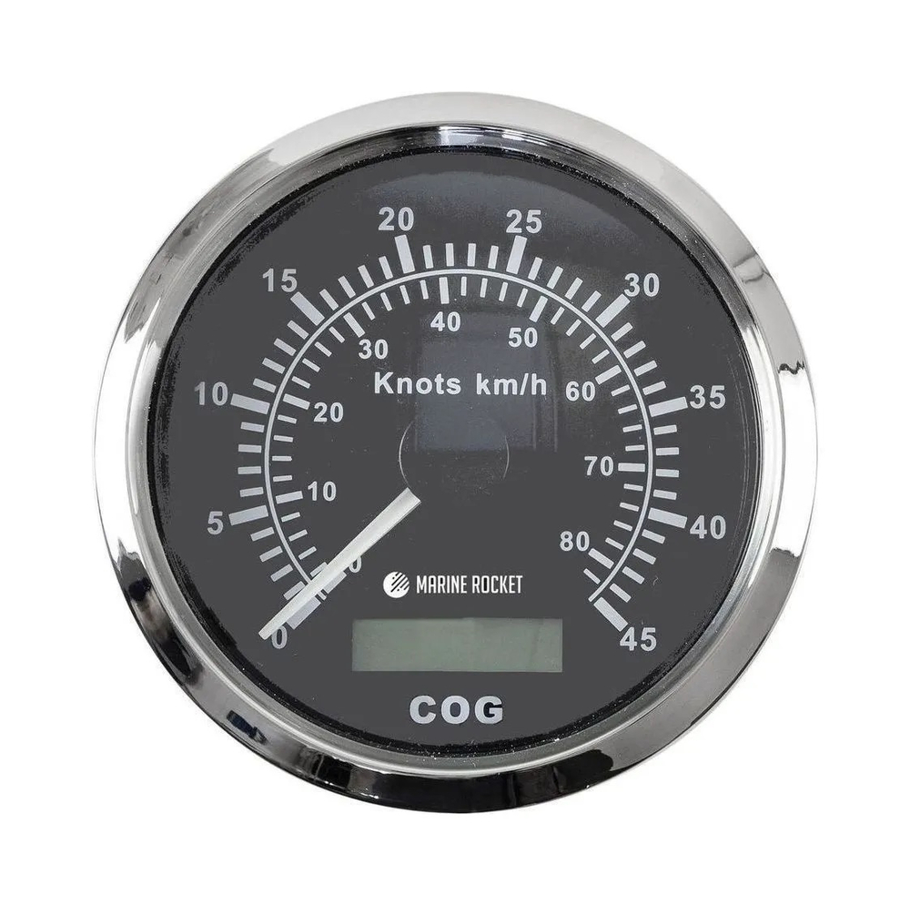 Спидометр аналог. с GPS (0-45 узлов, черн.)