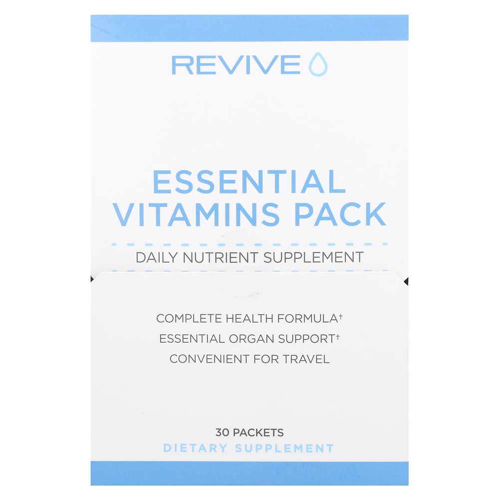 Revive, Essential Vitamins Pack, 30 пакетиков