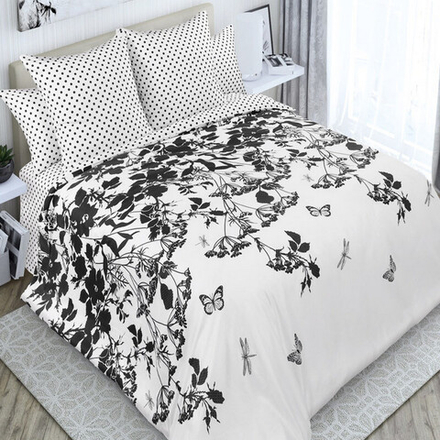 Комплект постельного белья "ВЛ. ЖИВАНШИ", перкаль, 100% хлопок.