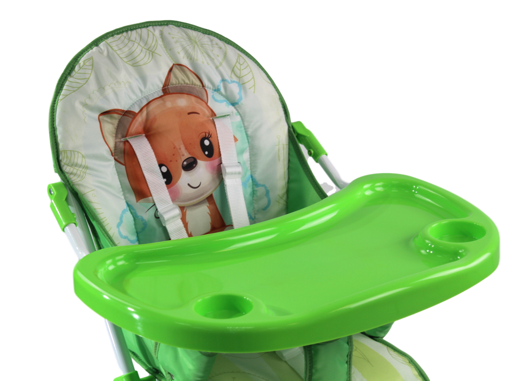 Стульчик для кормления Лисенок (зеленый) арт. 4333
