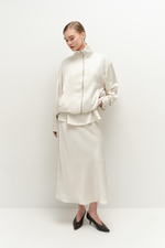 Бомбер струящийся