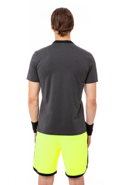 Мужское теннисное поло Hydrogen Tech Serafino Man - серый