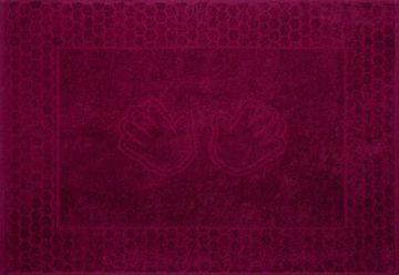 Полотенце махровое Ручки бордо 50x70 см