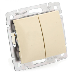 Legrand выключатель 4308 с рамкой 2 с/к