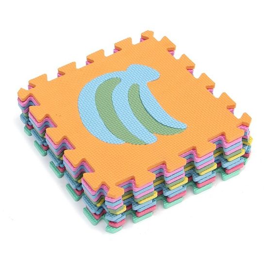 Мякгий коврик-пазл " Фрукты "